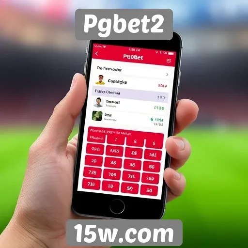 Funcionalidades do aplicativo móvel do Pgbet2